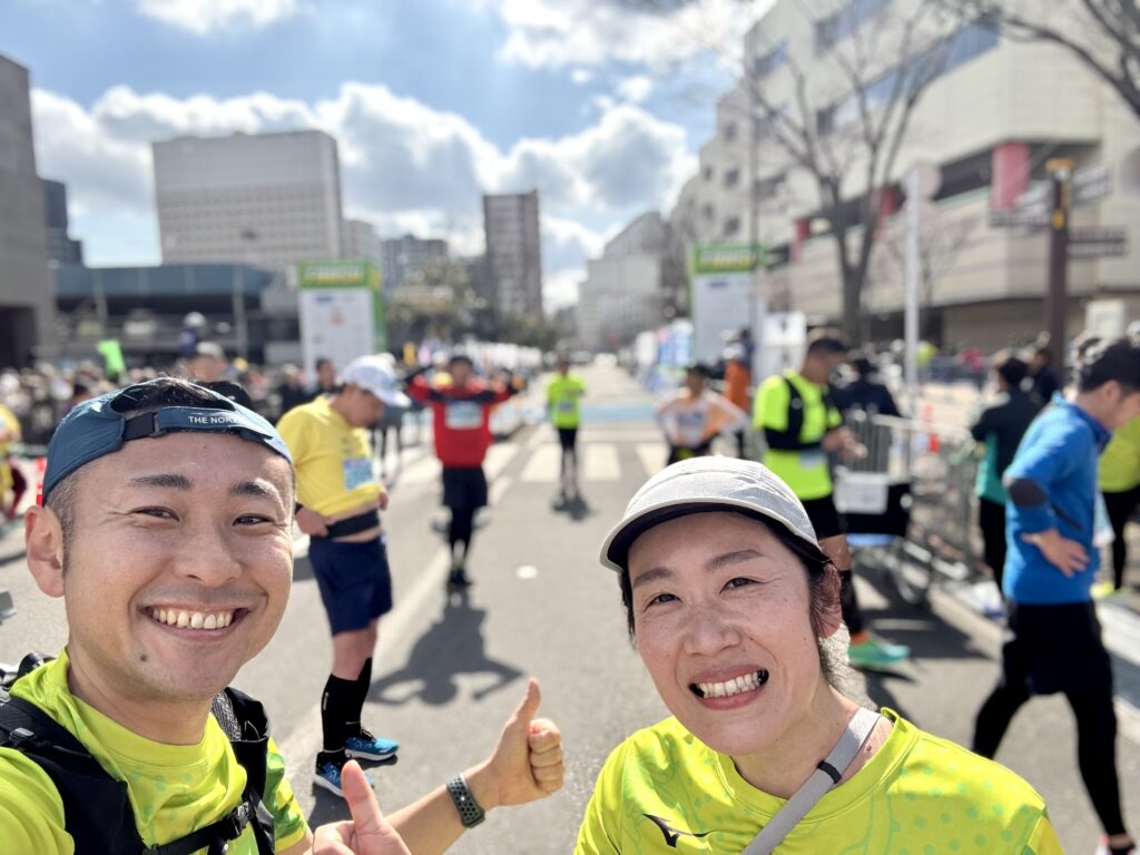 北九州マラソン2025ゴールした時の様子