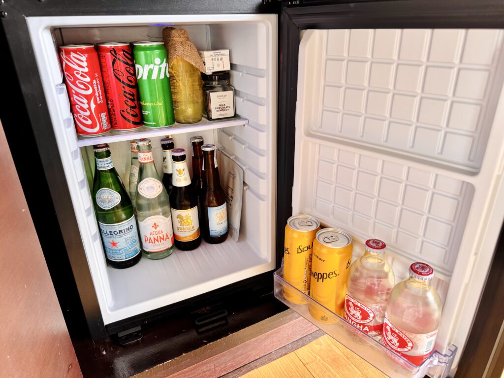 コンラッドコサムイ 客室のミニバー