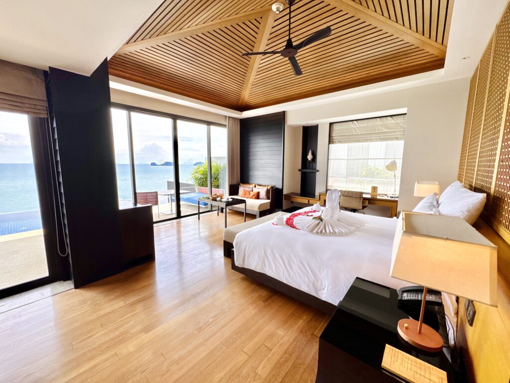 コンラッドコサムイ 寝室の様子