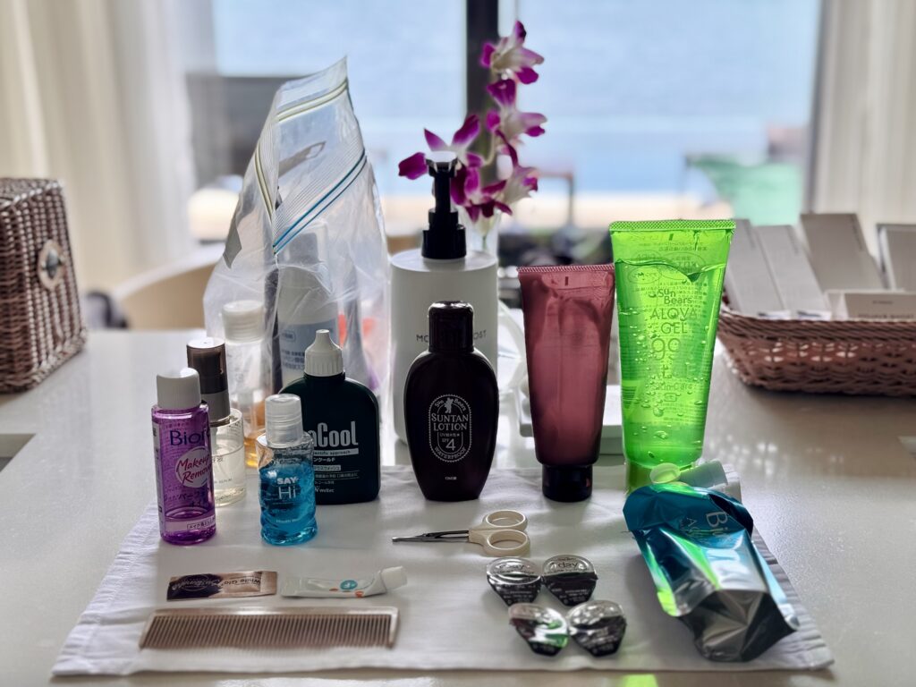 コンラッドコサムイ 客室清掃後の洗面台