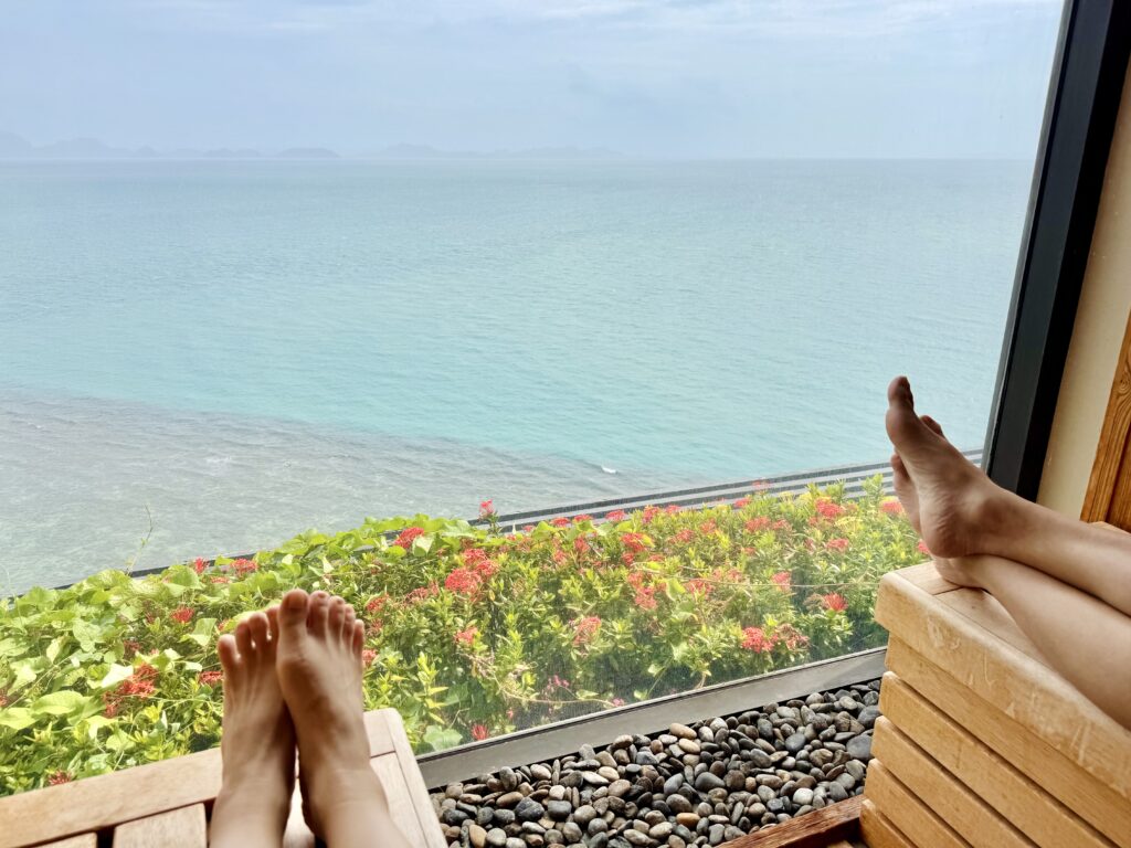 コンラッドコサムイ プライベートサウナ（ドライサウナ）を満喫