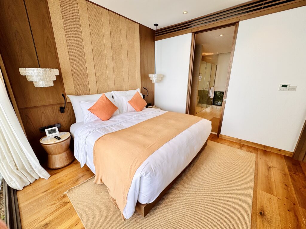 ケープファーンホテル オーシャンコテージのベッドルーム