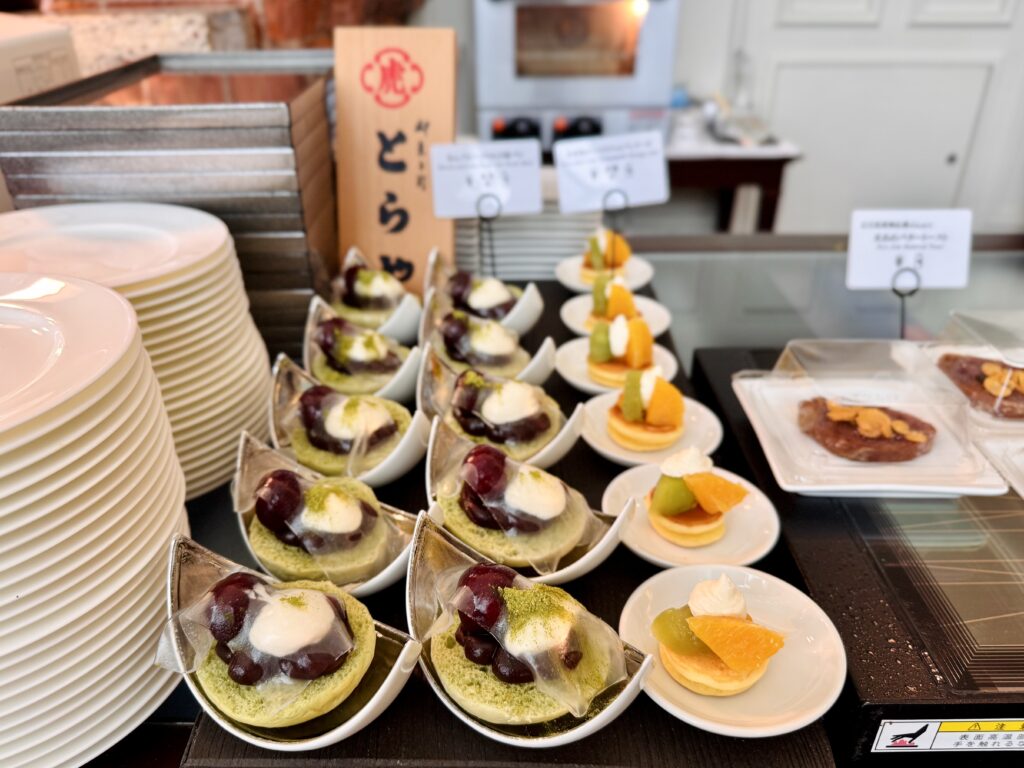 東京ステーションホテル 朝食のとらやのスイーツ