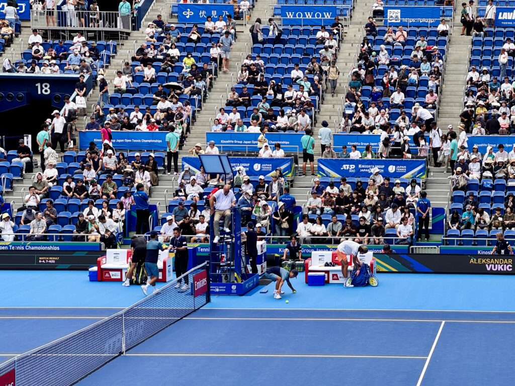 ジャパンオープンテニス2025 予選を観戦