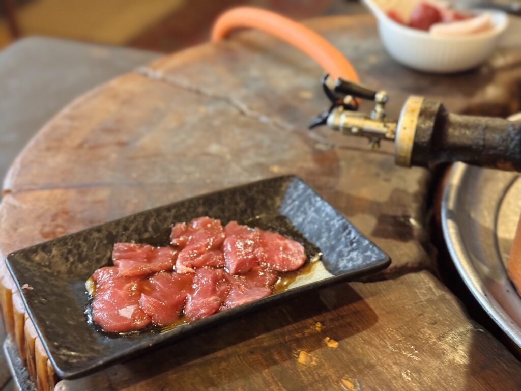 札幌のラムハウスケケレ 生ラムの刺身