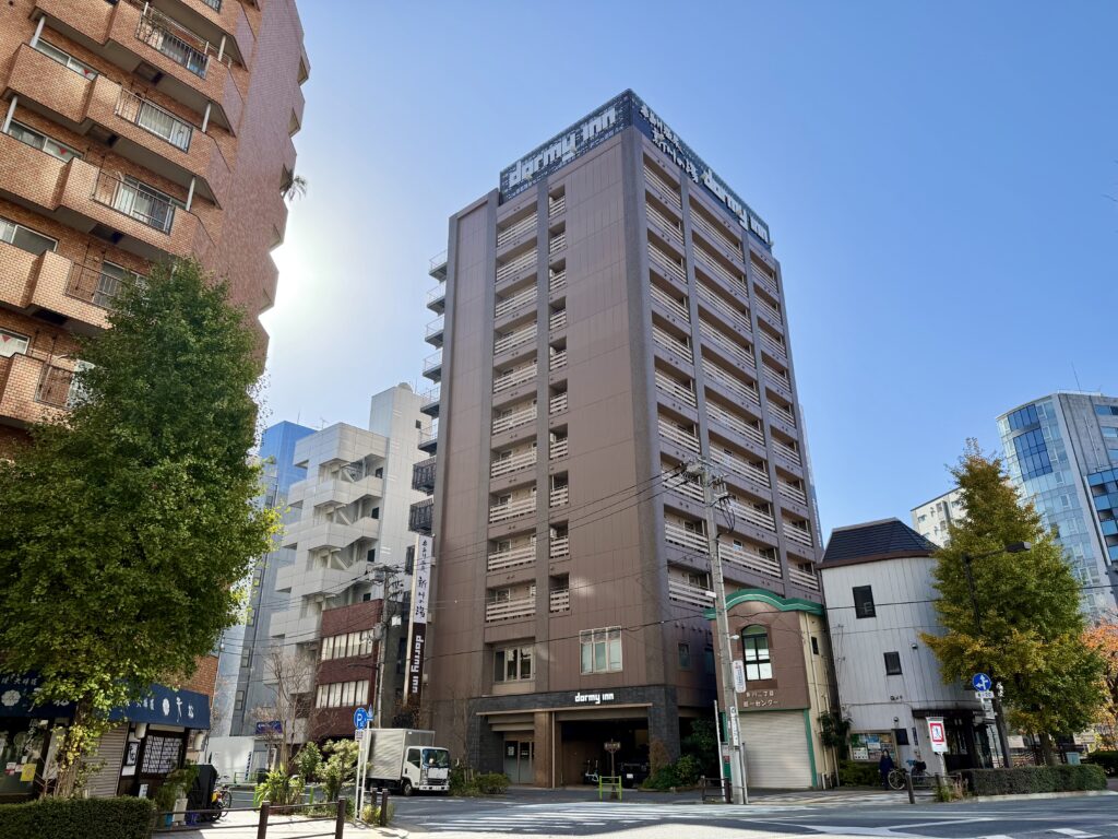 ドーミーイン東京八丁堀の外観