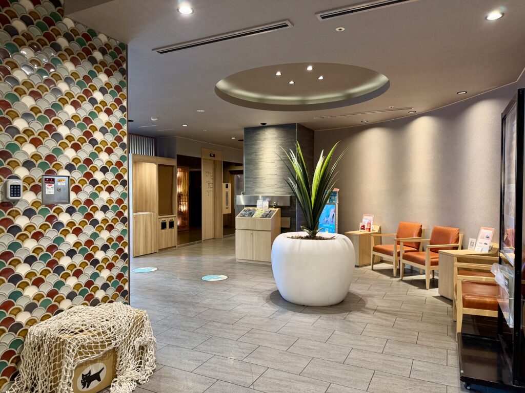 ドーミーイン東京八丁堀のフロント