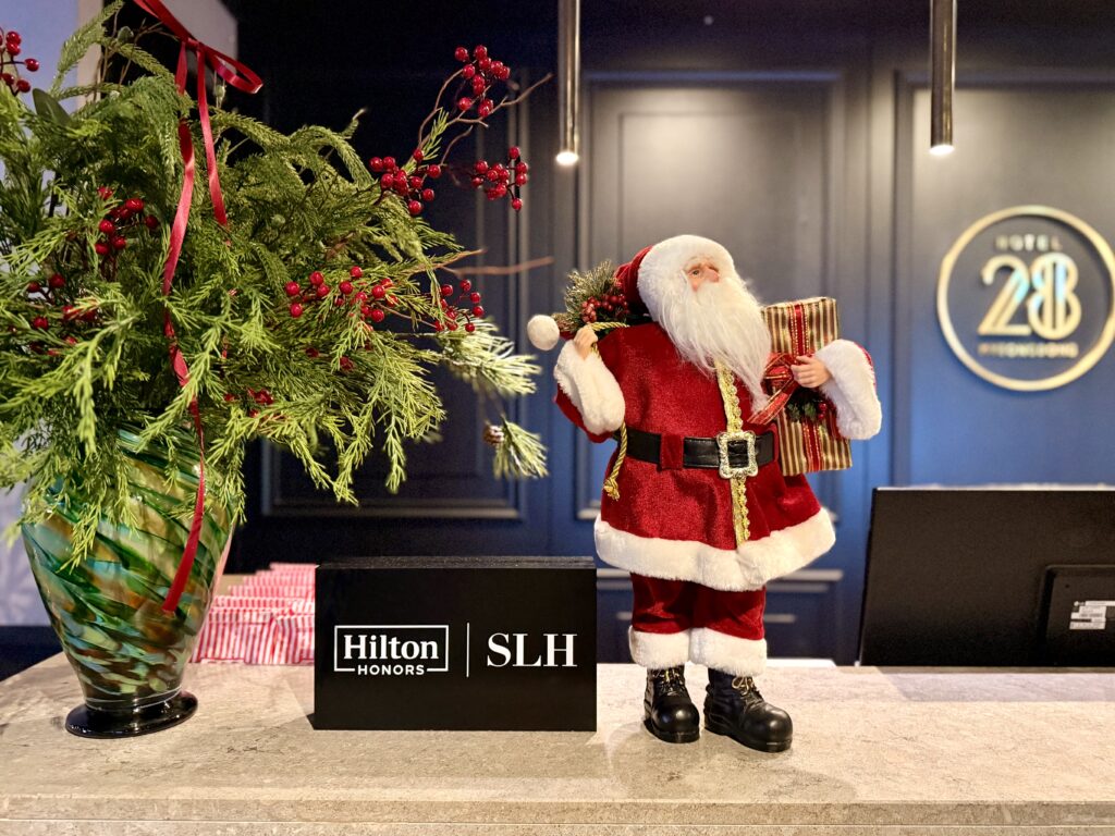 韓国ソウル ホテル28明洞 レセプションの様子