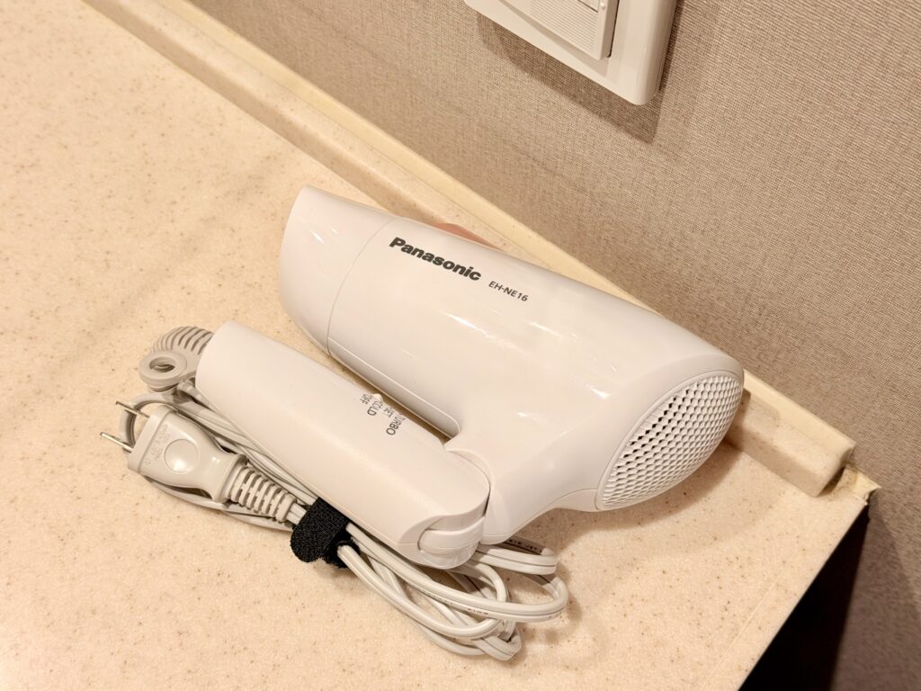 ドーミーイン東京八丁堀 客室のドライヤー