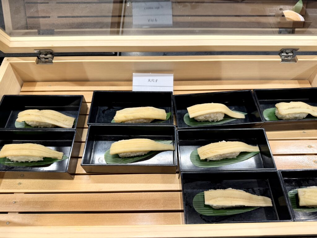 ドーミーイン東京八丁堀の朝食 ご当地メニュー 大穴子