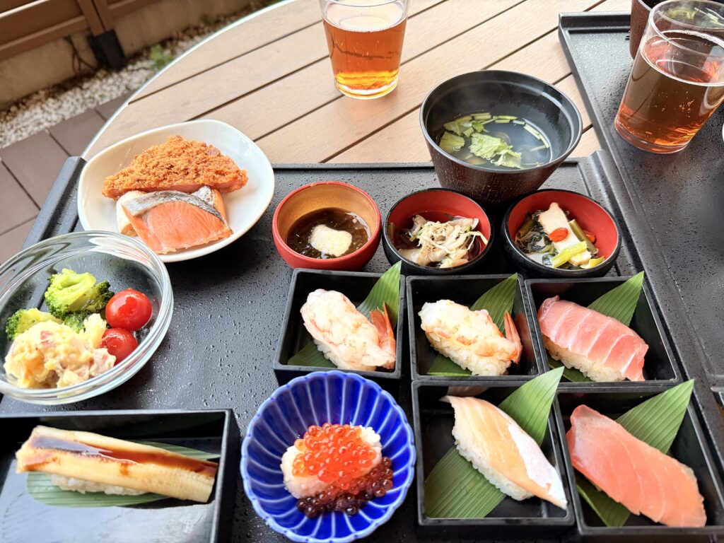 ドーミーイン東京八丁堀の朝食 ご当地メニュー 食べたメニュー