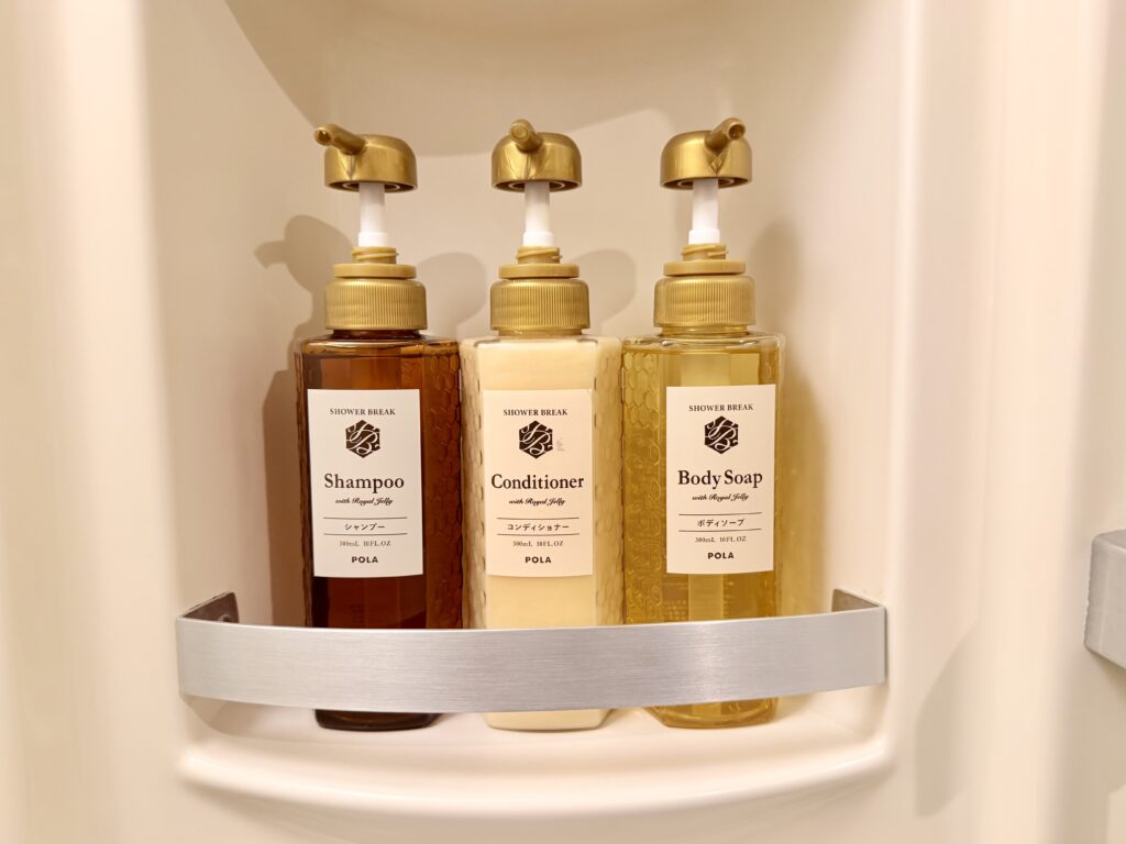 ドーミーイン東京八丁堀 シャワールームのアメニティ