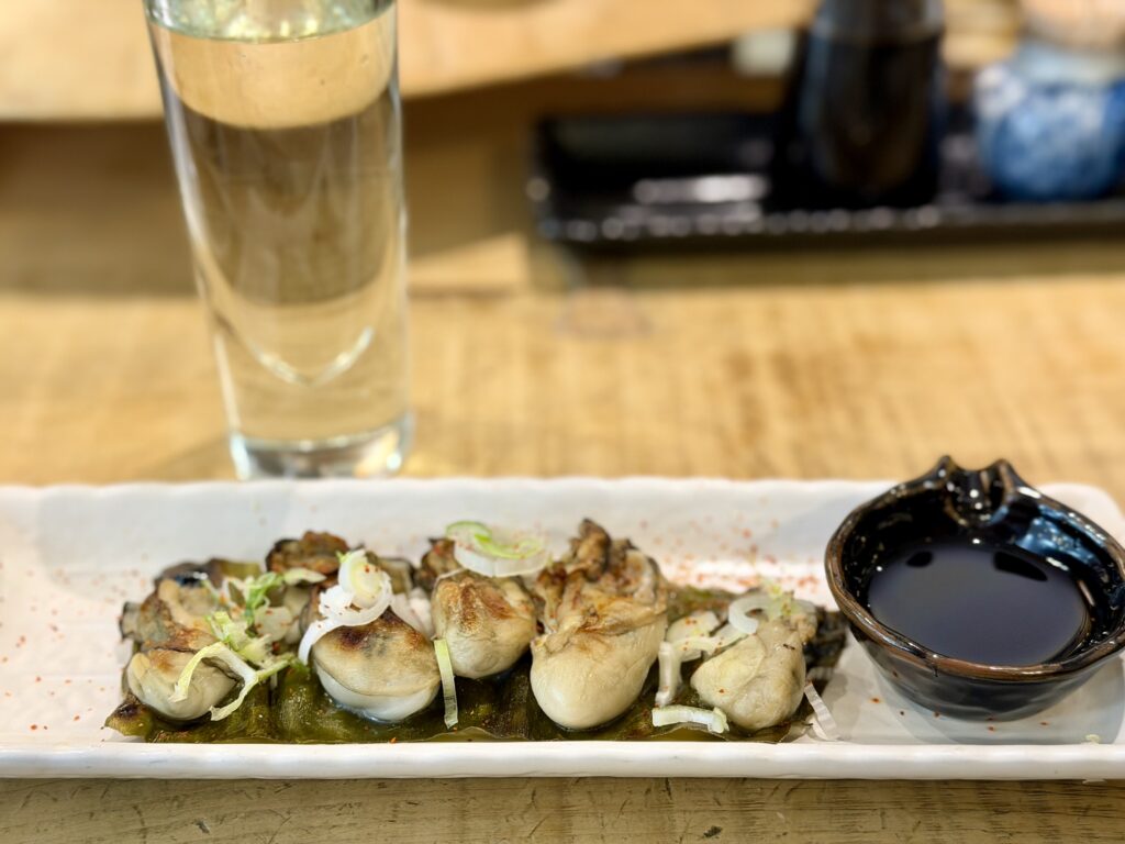 富山 あらさん 牡蠣昆布焼き