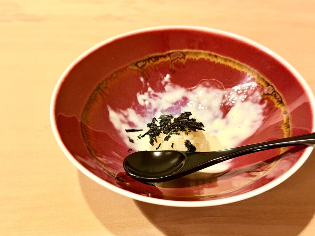 鮨大門 白子にシャリ玉