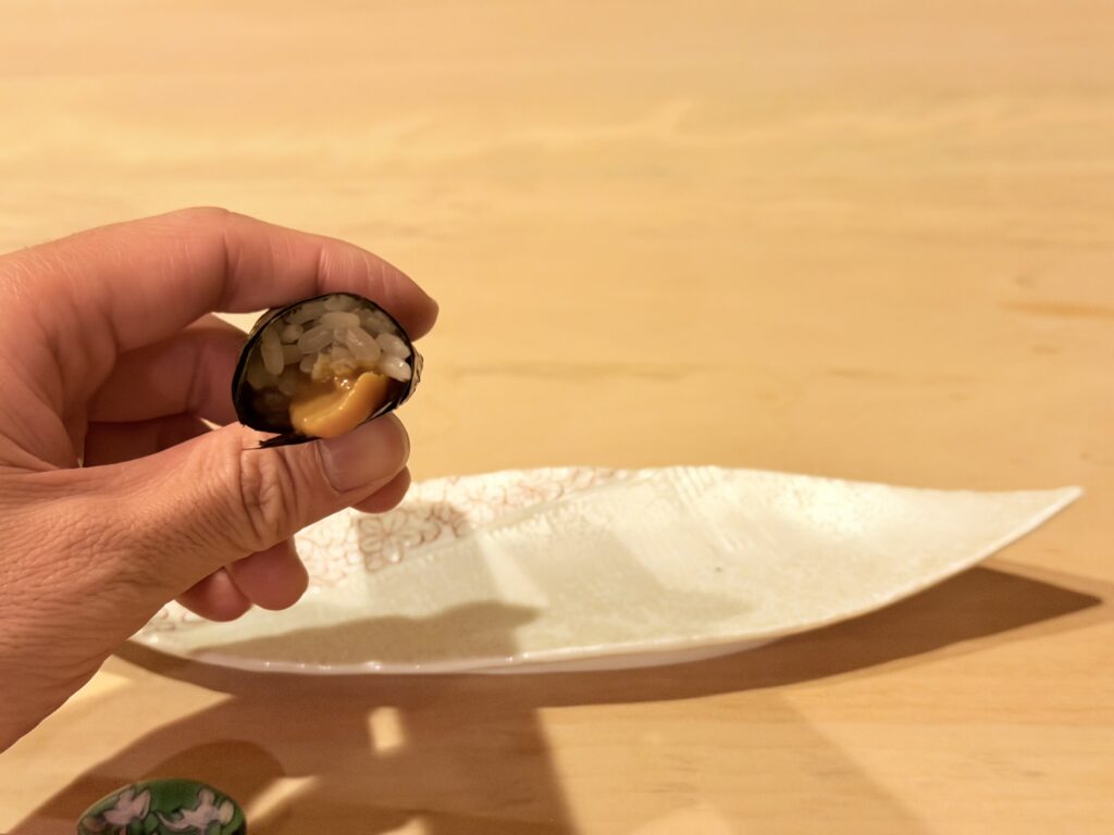 鮨大門 ウニ巻き