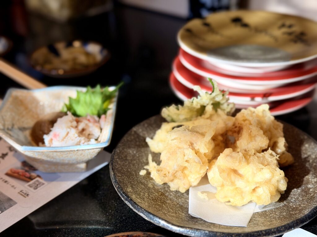 廻転とやま鮨 白子の天ぷら