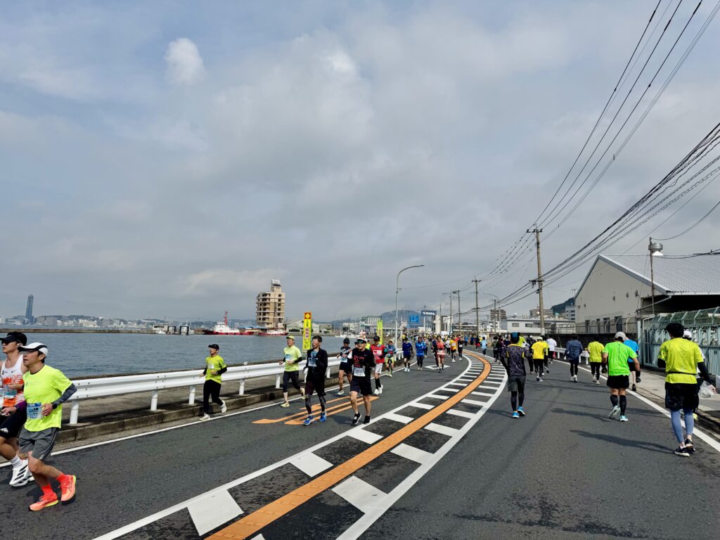 北九州帰省 北九州マラソンの様子