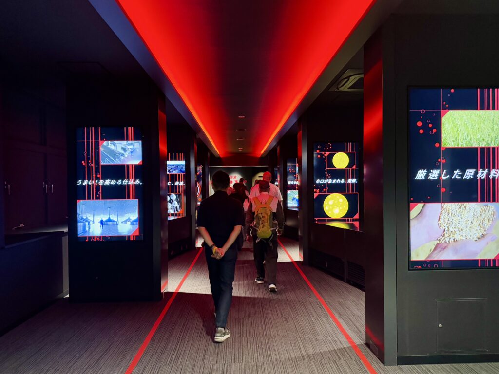 アサヒビールミュージアムで大人の工場見学