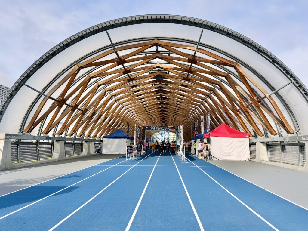 えだ旅2025年ふりかえり 東京エクストリームウォーク100 ゴールの様子