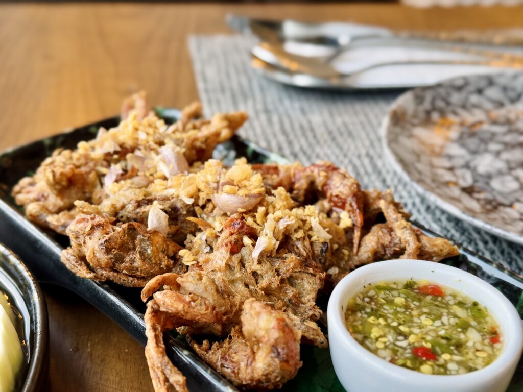 Kapi Sator Central Samui エビの揚げ物