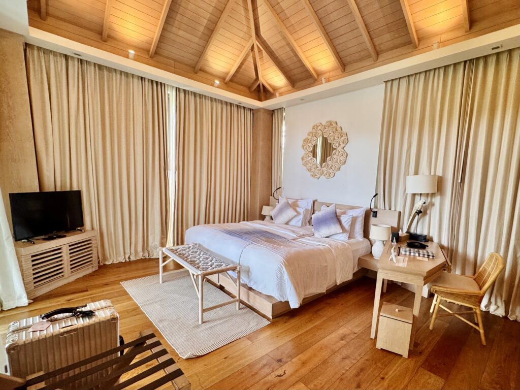 ケープファーンホテル トロピカルプールヴィラのベッドルーム