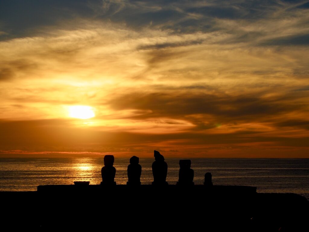 チリ イースター島にて