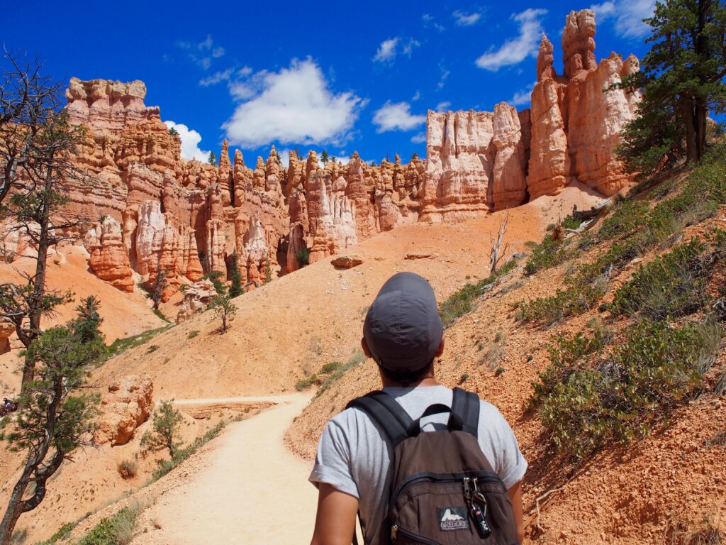 アメリカ グランドサークル ブライスキャニオンにて