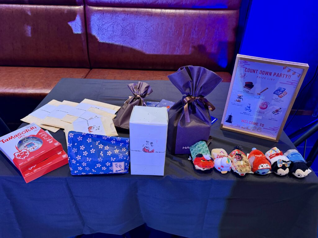 ダブルツリーbyヒルトン東京有明 カウントダウンパーティー ビンゴの景品