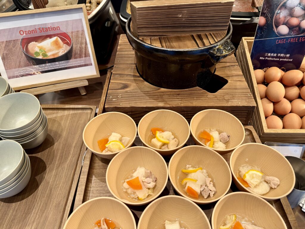 ダブルツリーbyヒルトン東京有明 元旦朝食のお雑煮