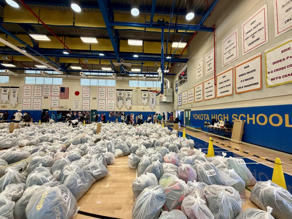 フロストバイトロードレース 荷物置き場