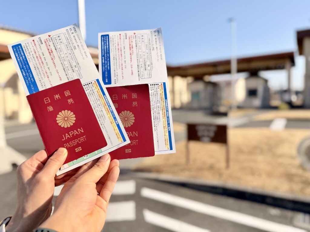 フロストバイトロードレース 横田基地内へパスポートで入場