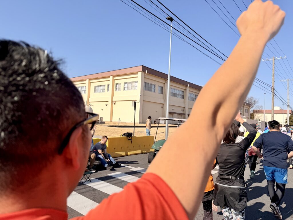 フロストバイトロードレース 大会序盤の様子