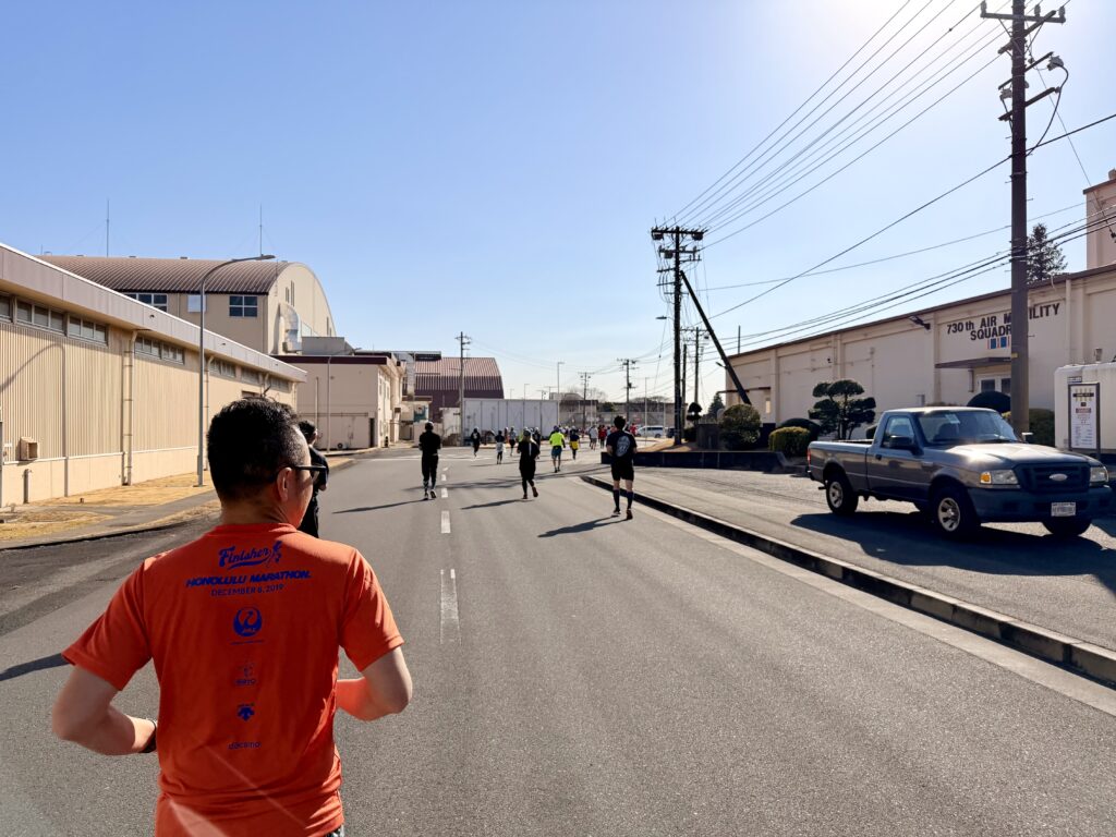 フロストバイトロードレース 大会終盤の様子