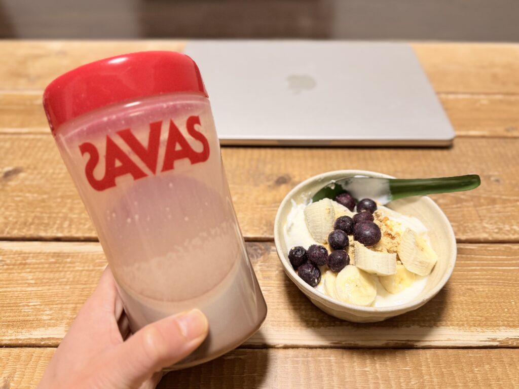 フロストバイトロードレース 大会当日の朝食