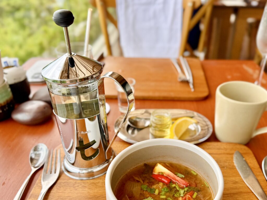 コンラッド コ サムイ 朝食 オーダードリンクメニュー