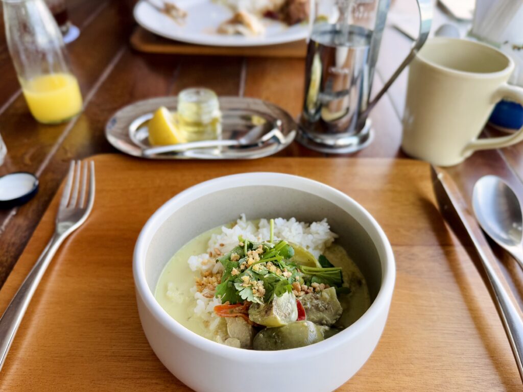 コンラッド コ サムイ 朝食 実際に選んだメニュー