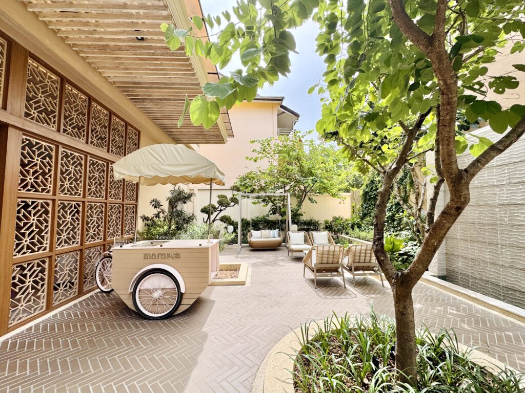 サムイ島 マラスカサムイ(SLH)無料アイスクリームサービスのワゴン