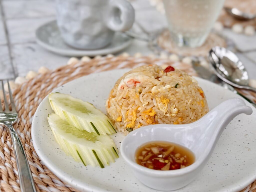 ケープファーンホテル 朝食のThai Fried Rice with Egg(カオパット)