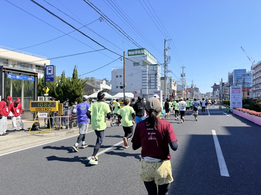名古屋シティマラソン 10km地点