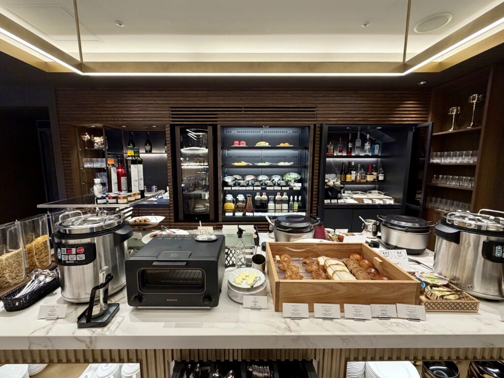 名古屋観光ホテル エスパシオラウンジ 朝食の様子