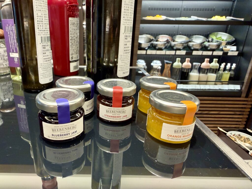 名古屋観光ホテル エスパシオラウンジ 朝食のジャム