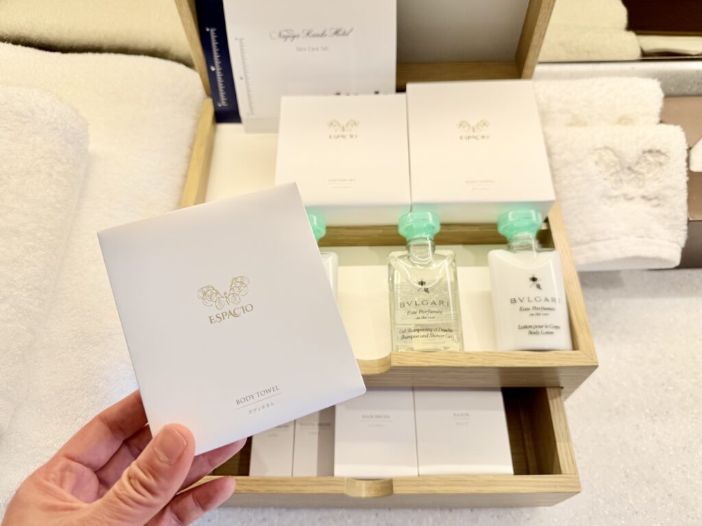 名古屋観光ホテル エスパシオ(SLH)客室 アメニティ