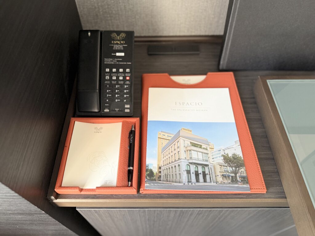 名古屋観光ホテル エスパシオ(SLH)客室 メモなど