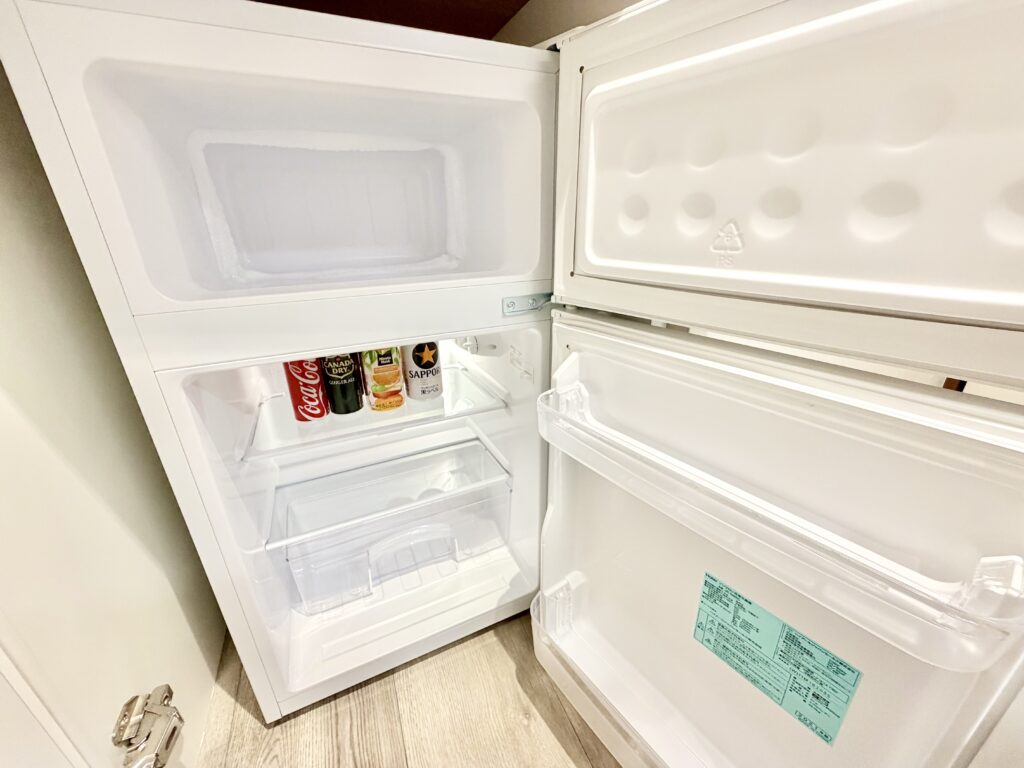 名古屋観光ホテル エスパシオ(SLH)客室 冷蔵庫の中