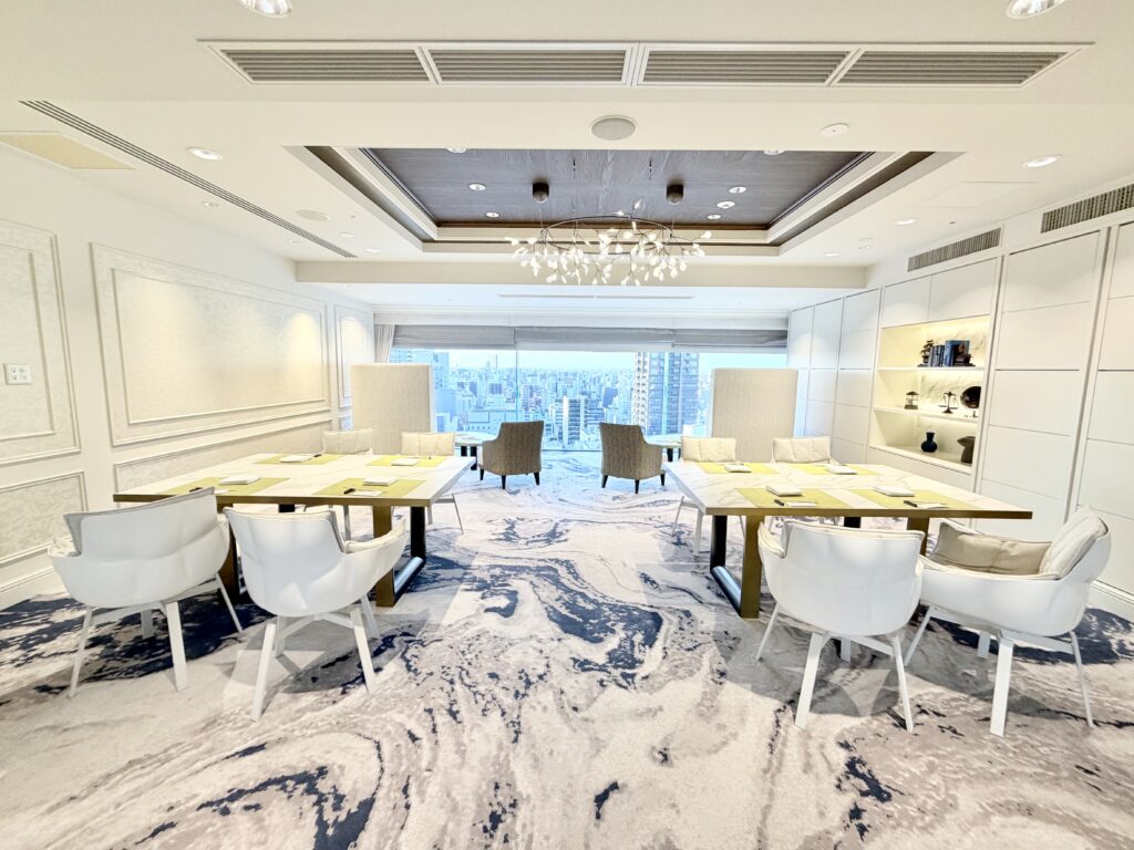 名古屋シティマラソン滞在先 名古屋観光ホテル エスパシオラウンジ