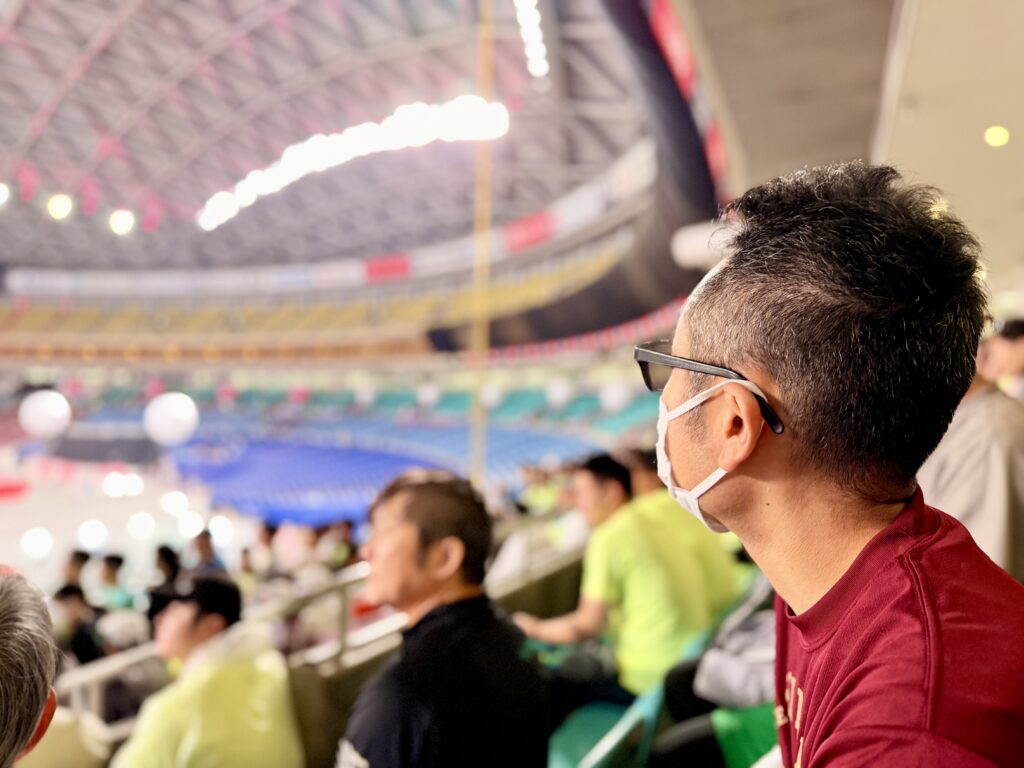 名古屋シティマラソン 大会当日のバンテリンドーム内