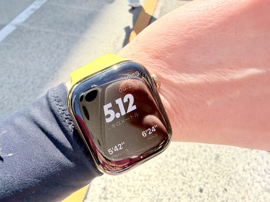 名古屋シティマラソン 5km通過時の計測内容