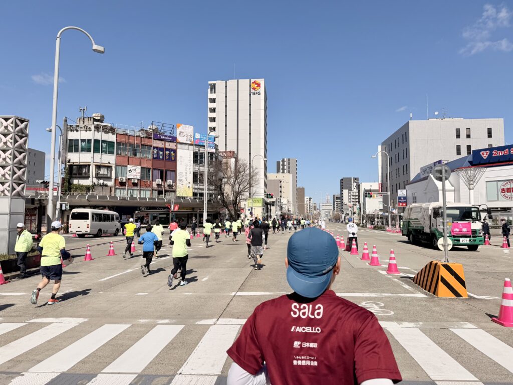 名古屋シティハーフマラソン 中盤の様子