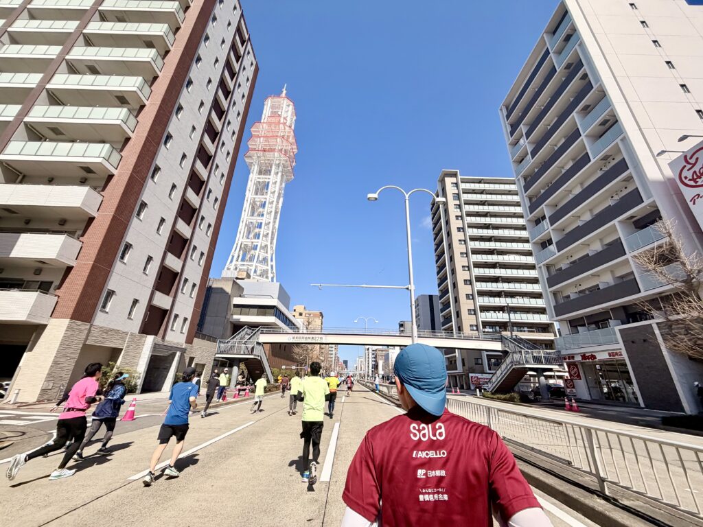 名古屋シティハーフマラソン 中盤の様子