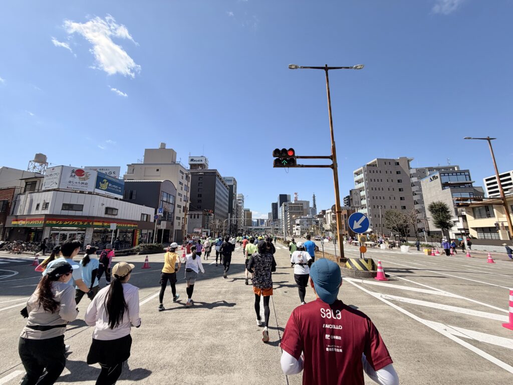 名古屋シティハーフマラソン 終盤の様子